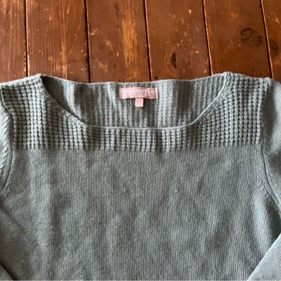Elegant Sage Crew Neck Sweater - Picture 2 of 6